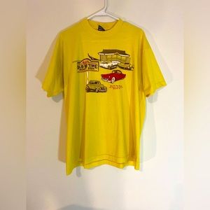Vintage 80s 90s Bill’s Old Time Root Beer A & W Hot Rod T-Shirt •XL Screen Stars
